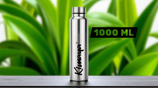 Kimaya Stainless Steel Bottle – 1000 ml (Pack of 2)